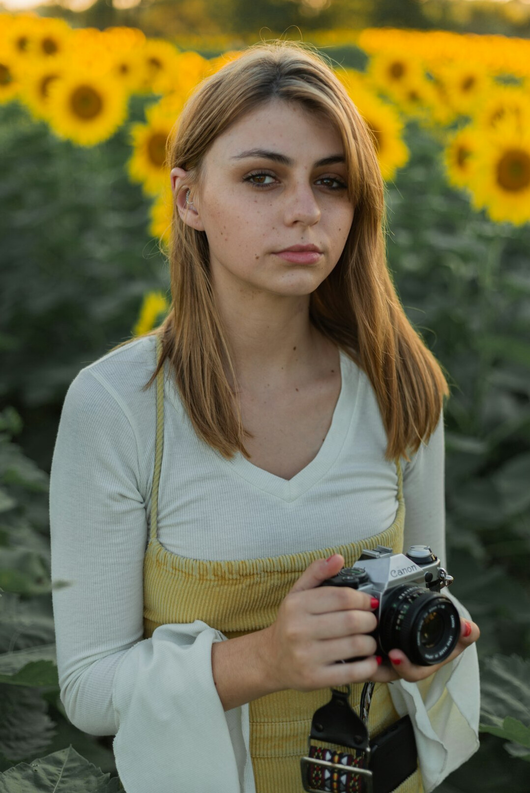 Portrait of a female photo editor
