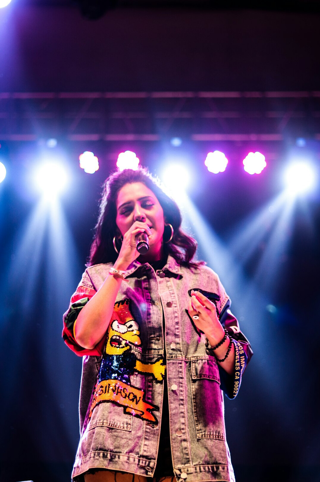 local singer performing on stage