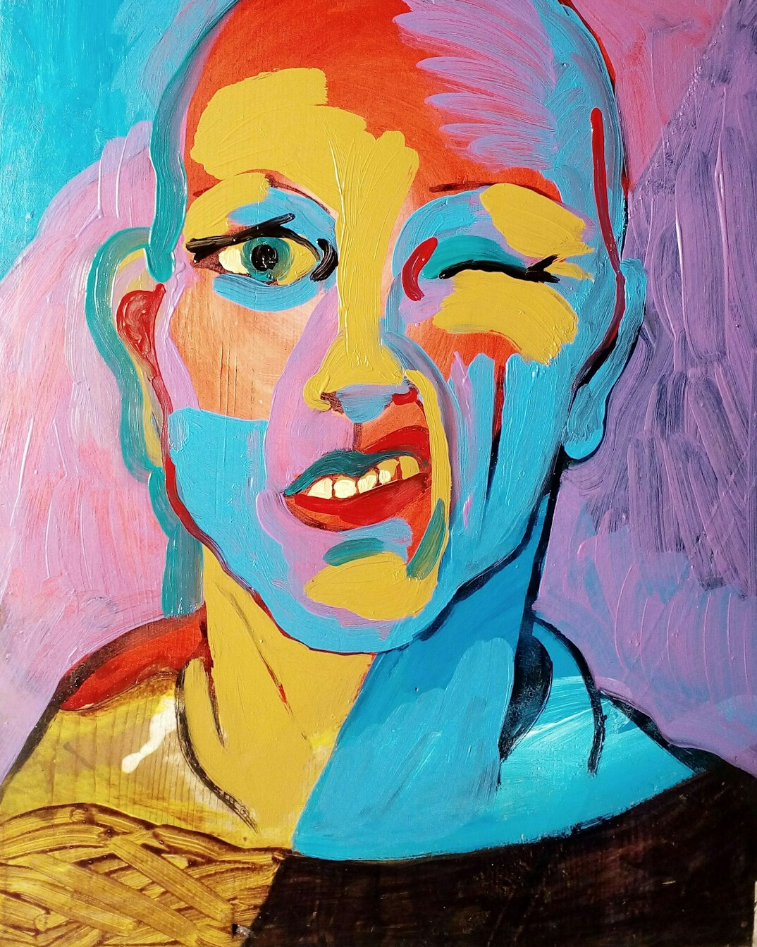 artist portrait painting