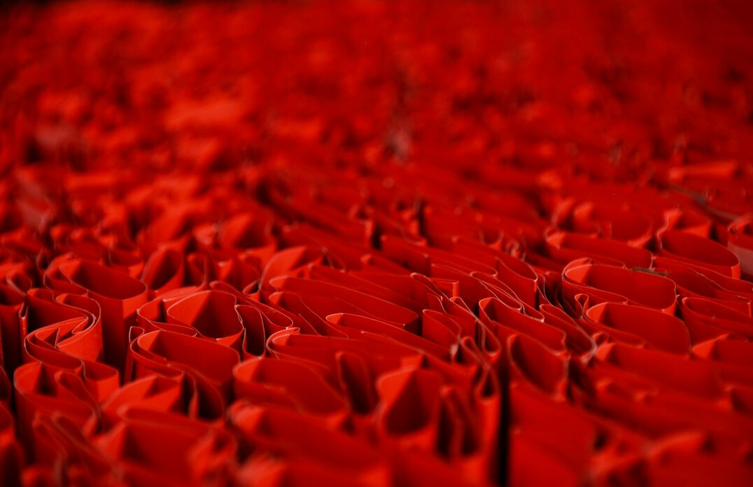 Red carpet step and repeat background at a premiere