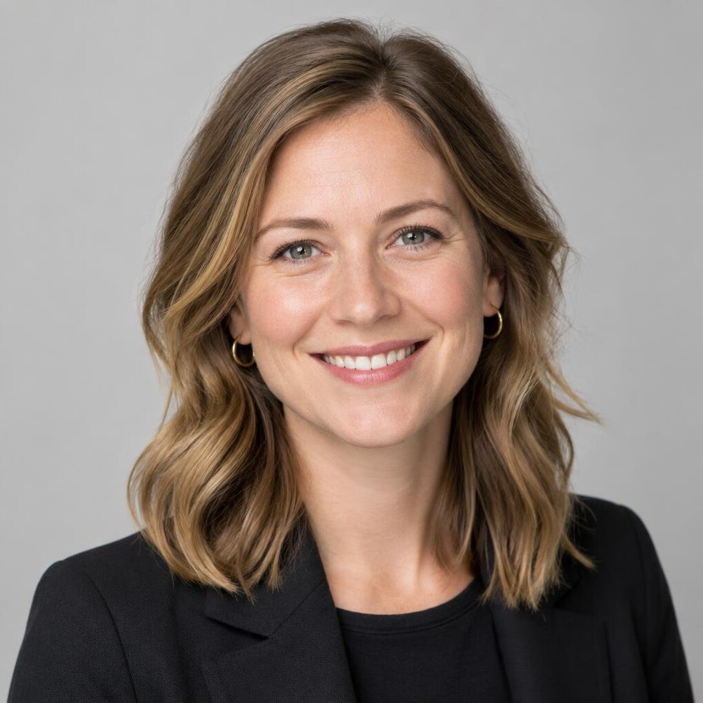 Portrait of a smiling editorial team member