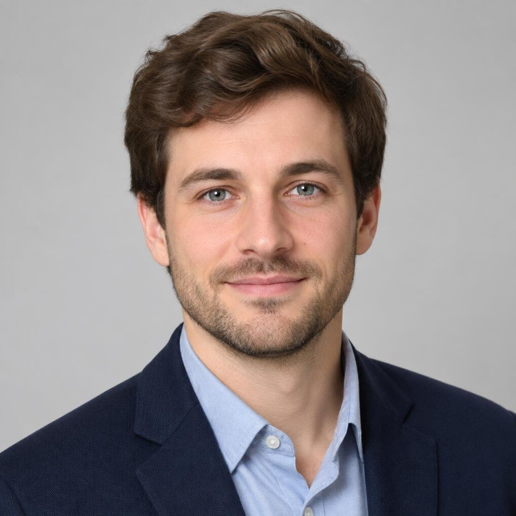 Portrait of a male staff writer